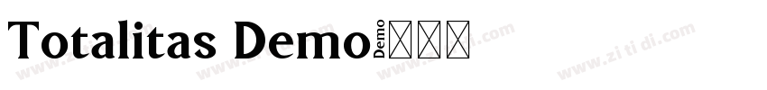 Totalitas Demo字体转换